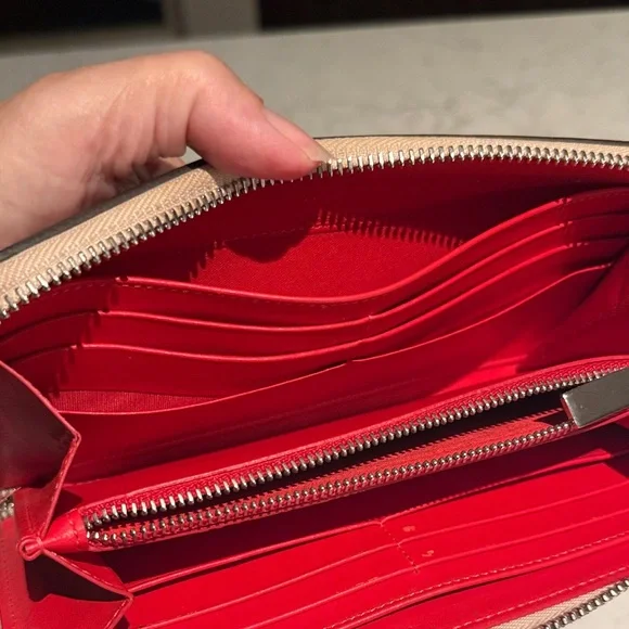 Christian Louboutin Blush Studded Wallet - Picture 8 of 15